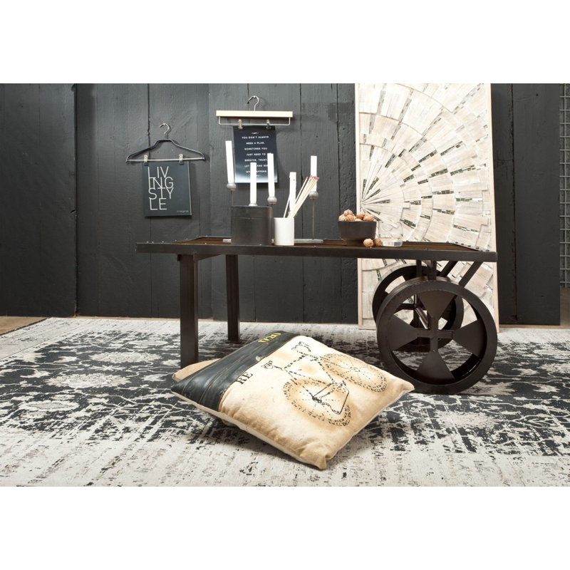 Railway Abstract Coffee Table, Brown