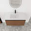 Ensemble de meuble-lavabo simple 35,45 po avec plateau en résine Harmanie