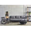 Loop 29.2" Wide Round Footstool Wide Ottoman-55818297