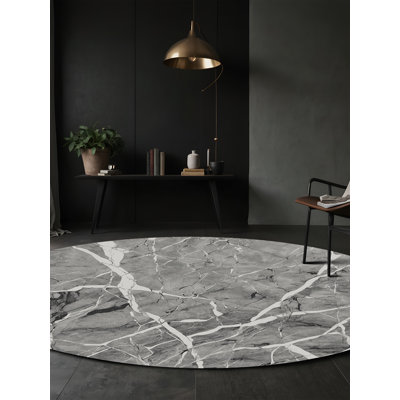 Tapis gris lavable à la machine
