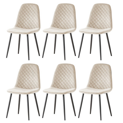 Wellersburg Modern Velvet Upholstered Armless Dining Chair