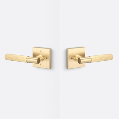 Aspra Square Privacy Rosett, Straight Knurled Grip