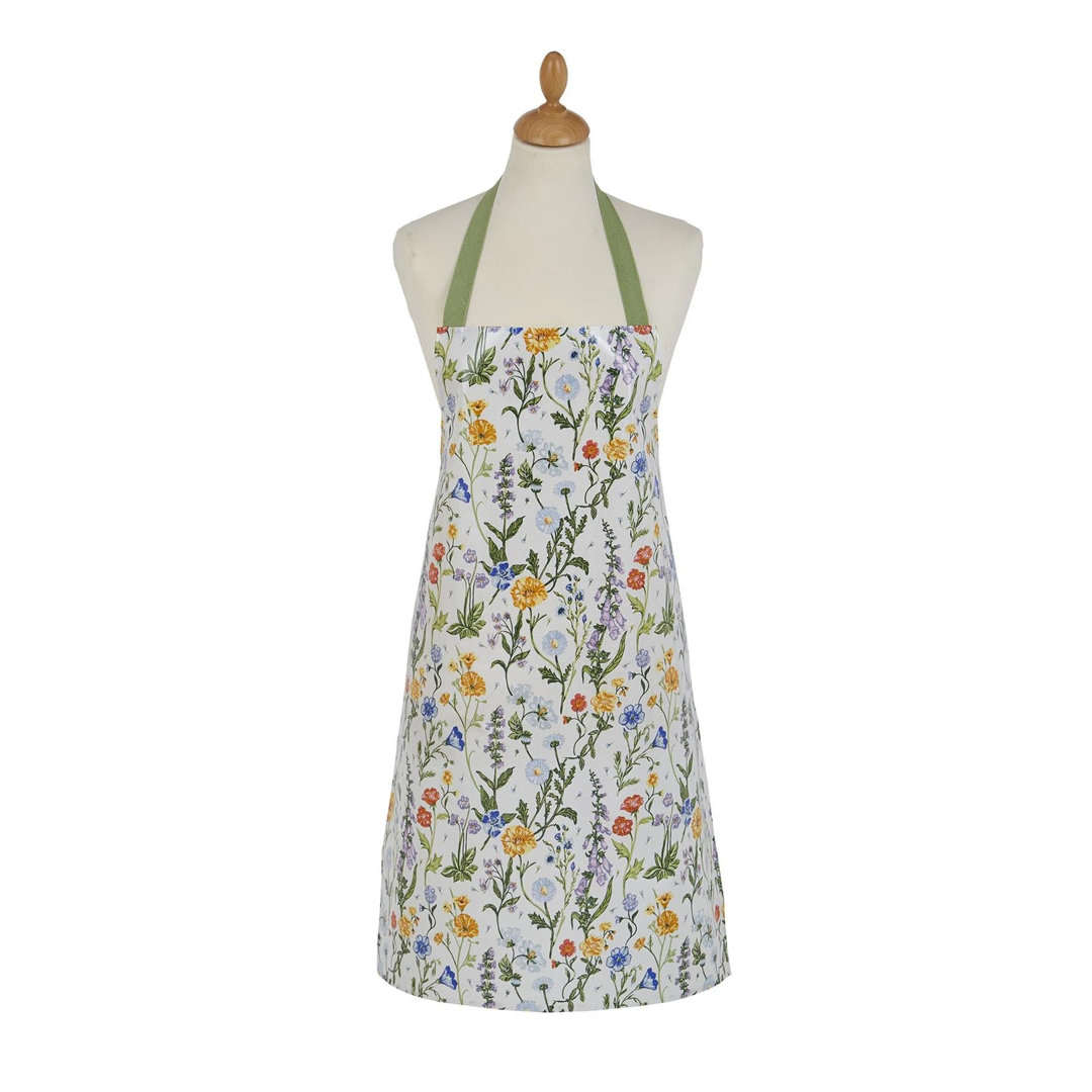 Cottage Garden Floral Cotton Bib Apron