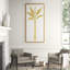 Gold Palm 1' Framed Graphic Art Print on Canvas