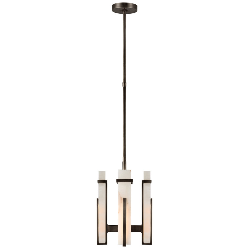 Ian K. Fowler Malik Small Chandelier, Bronze, White
