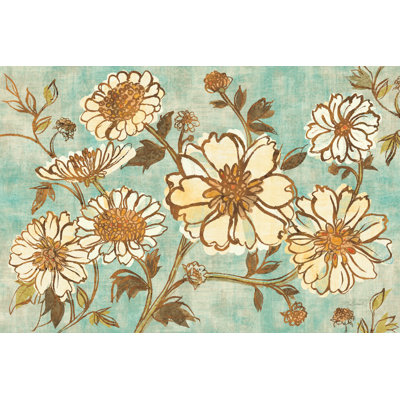 Camilles Garden I Blue - Wrapped Canvas Painting