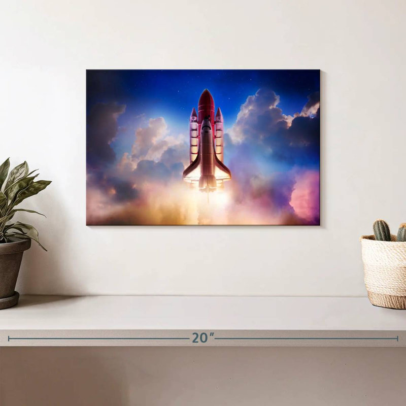 Oberle Rocket To The Sky, 8" H x 12" W