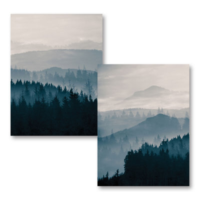 " Blue Mountains I And II " by PhotoINC Studio 2 - Pieces