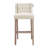Upholstered 63cm Counter Bar Stools Dining Chairs Set of 2-161199632