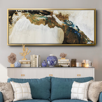 Deep Sediment - Framed Canvas
