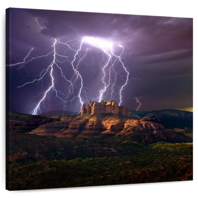 Alvord Lightning Over Cathedral Rock