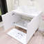 30 In. Width Freestanding Single Bathroom Vanity Set With Ceramic Vessel Sink And Carrara White Counter Top-113791477