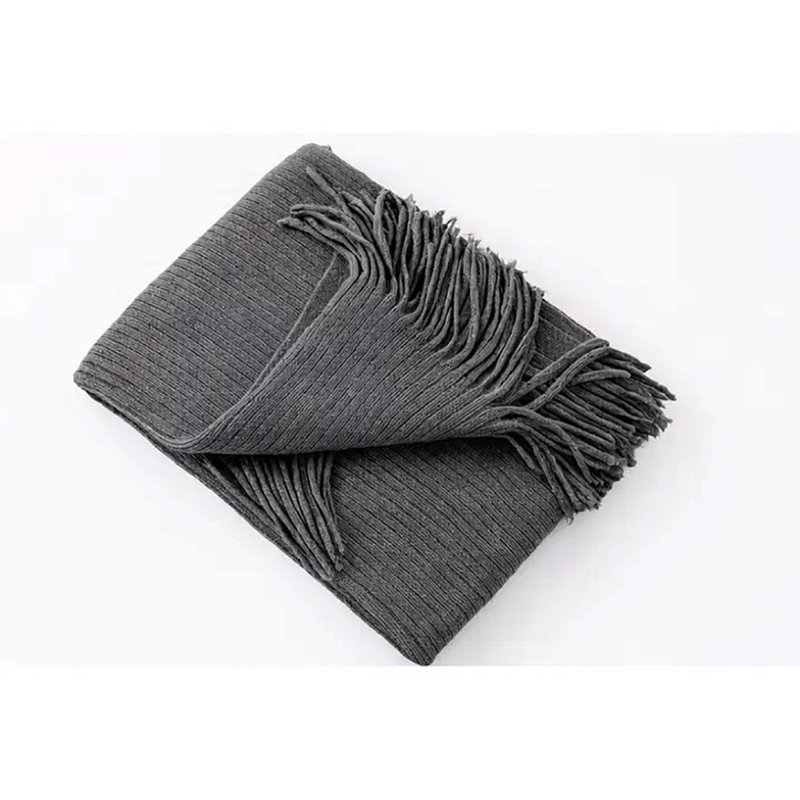 Soft Cozy Throw Blanket, Slate