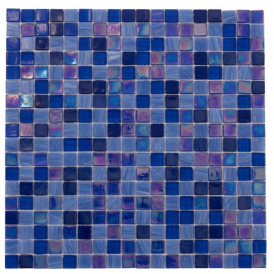 Mingles 0.6" x 0.6" Glass Mosaic Grid Wall & Floor Tile