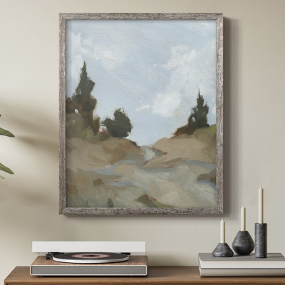 Reproduction d'art encadrée West Trail