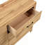 Armoire de rangement rustique en bois avec commode 6 tiroirs