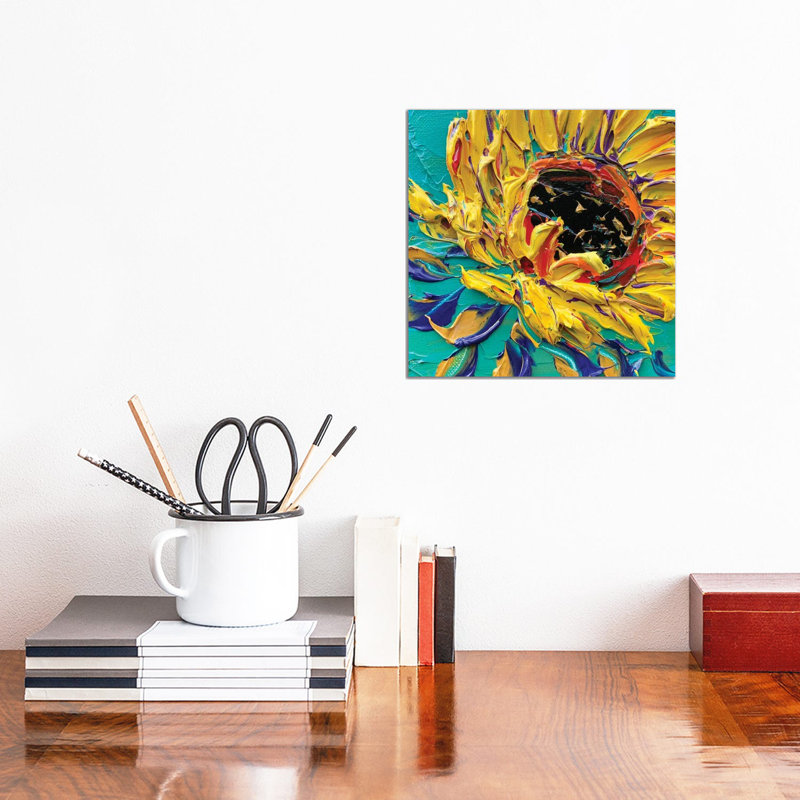 "Simply Van Gogh" par Lisa Elley - peinture sur toile tendue, H 12 po x l 12 po x P 0,75 po