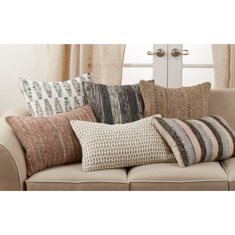 Natural Cotton Square Throw Pillow, 20" x 20"