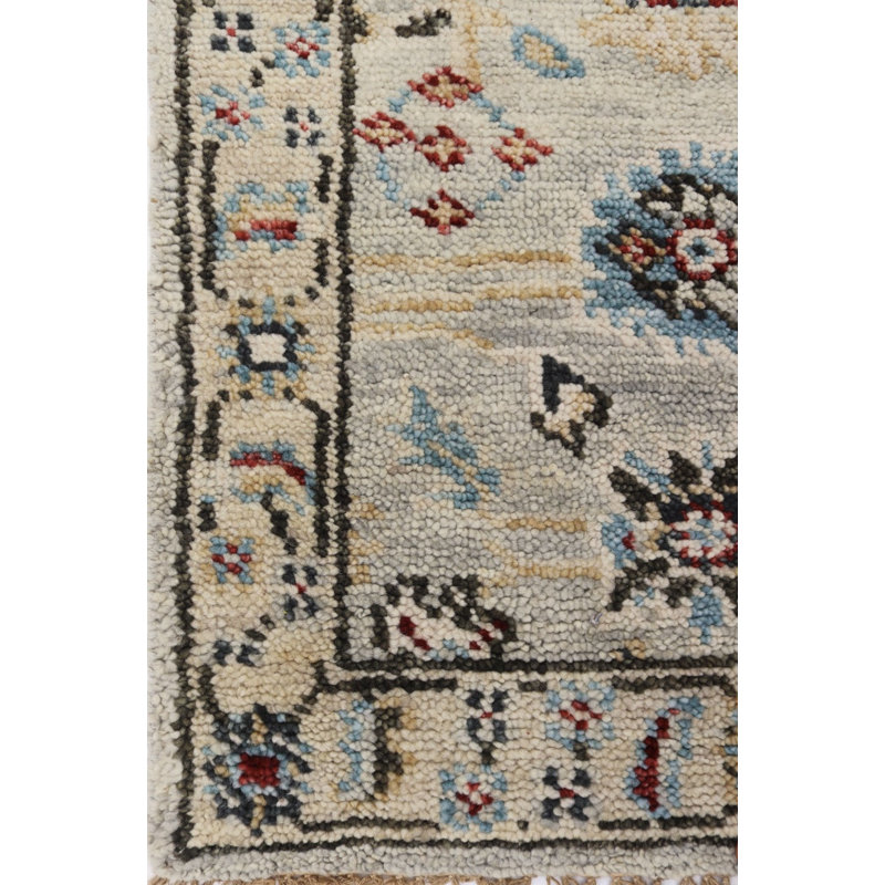 Oriental Area Rug in Gray