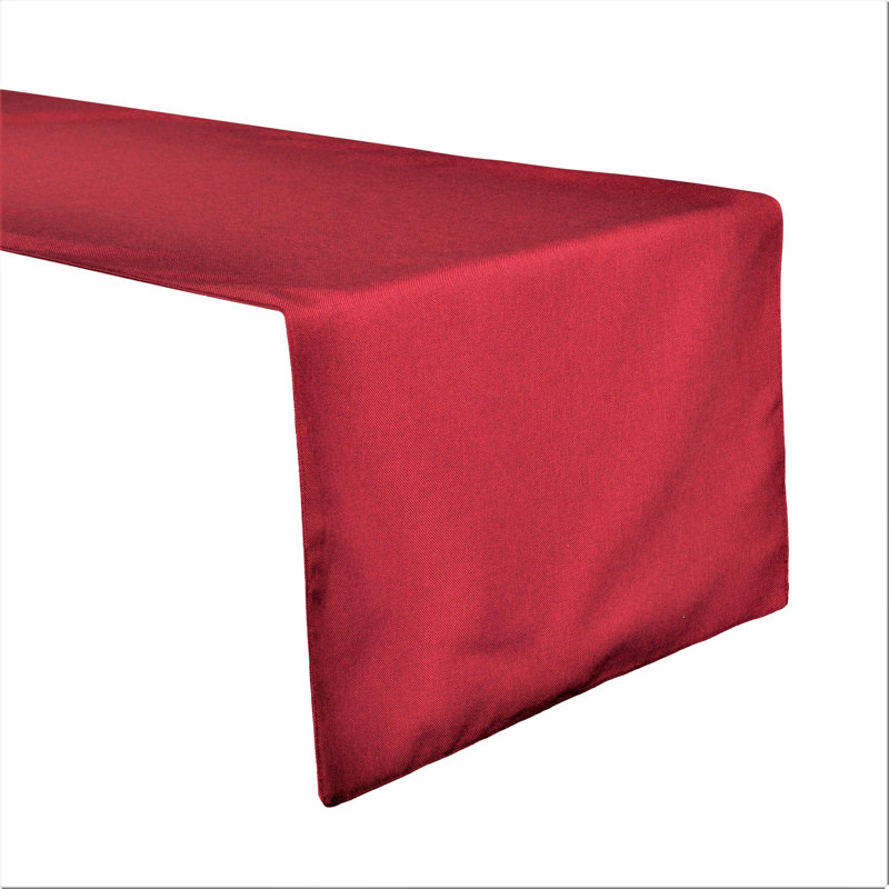 Nappe Valentin, chemin de table 90 po x 14 po, Rouge