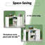 Bureau d'angle rotatif (sans tabourets)-1231685686
