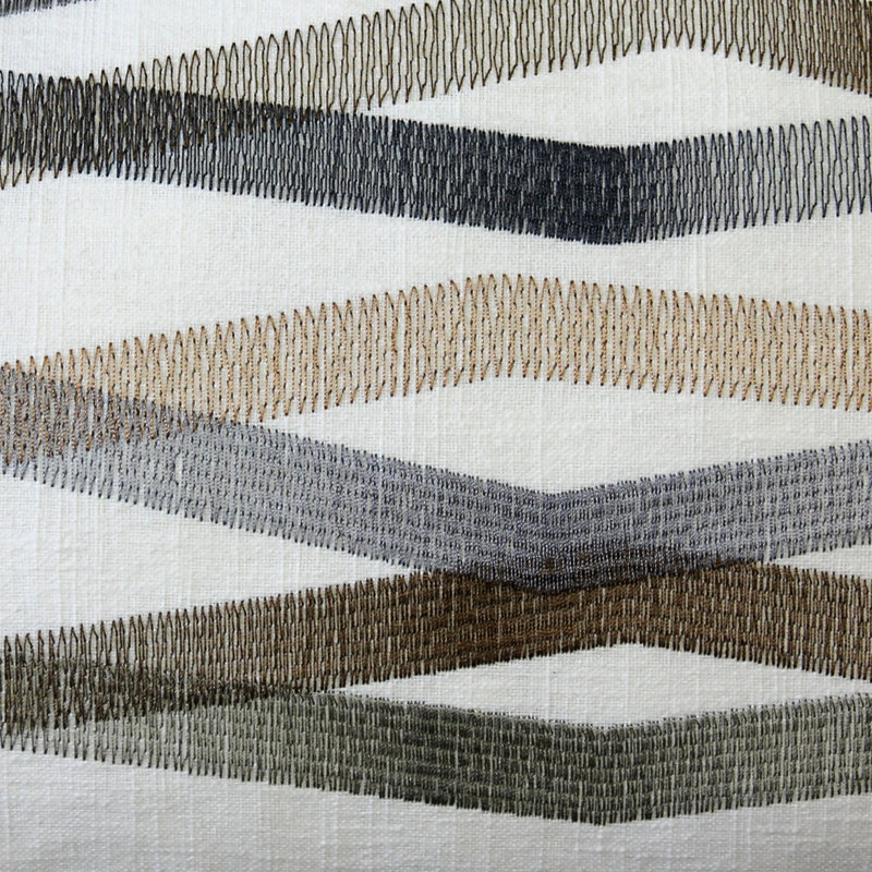  Throw Pillow, Gray/Brown