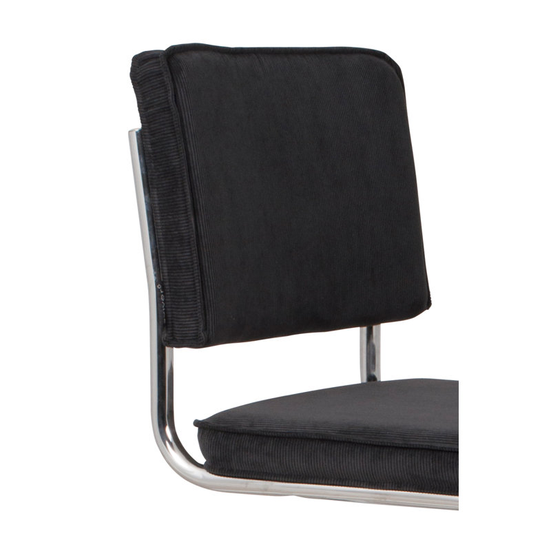 Upholstered Dining Chair, Black