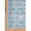 Tapis floral bleu sarcelle-513990298