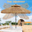 Parasol Thatch avec parasol Tiki-291169962-291169963