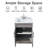 24" Single Bathroom Vanity Set-827685596