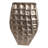 Modern Aluminum Planter with Textured Geometric Design and Tapered Square Shape for Contemporary Style Decor - 25"-1994852694