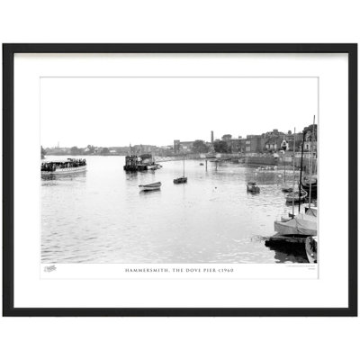 Hammersmith, The Dove Pier C1960 by Francis Frith - Single Picture Frame Print