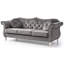 Canapé Hollywood G0660A-S, GRIS FONCÉ-118125117