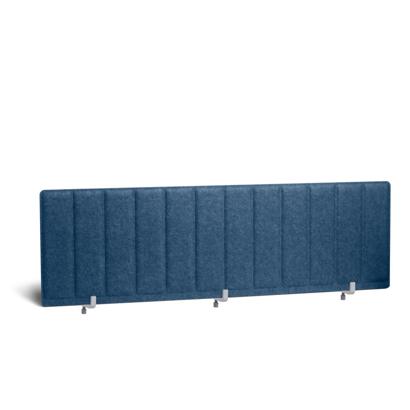 Panneau d'intimité moulable pivotant, face à face, Bleu très foncé, 57"