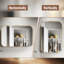 Miroir de coin haute définition Ebern Designs, verre épais de 5 mm d'épaisseur, sans cuivre-2078458767-2078458766