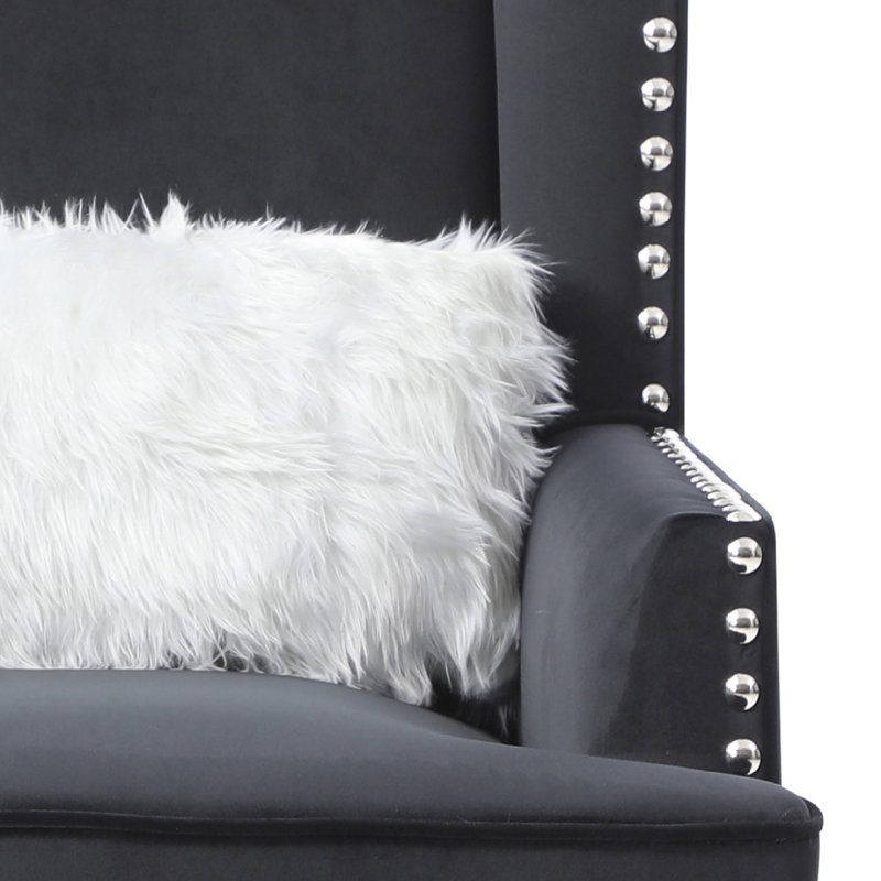 Chaise d'appoint Elegant Traditional, Noir