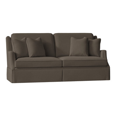 Canapé à accoudoirs arrondis avec coussins réversibles de 87,5 po Savannah