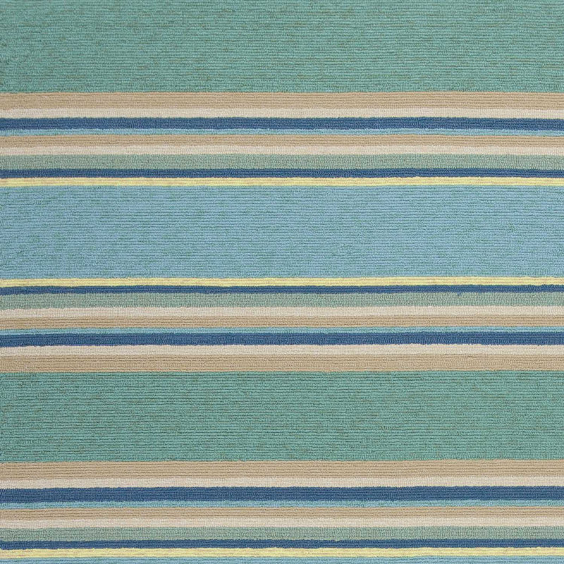 Tapis bleu océan intérieur / extérieur Alxavier