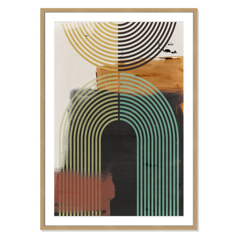«Bolded I Print» par Isabelle Z, L 29,5 po x H 41,5 po, Matted Print, Natural
