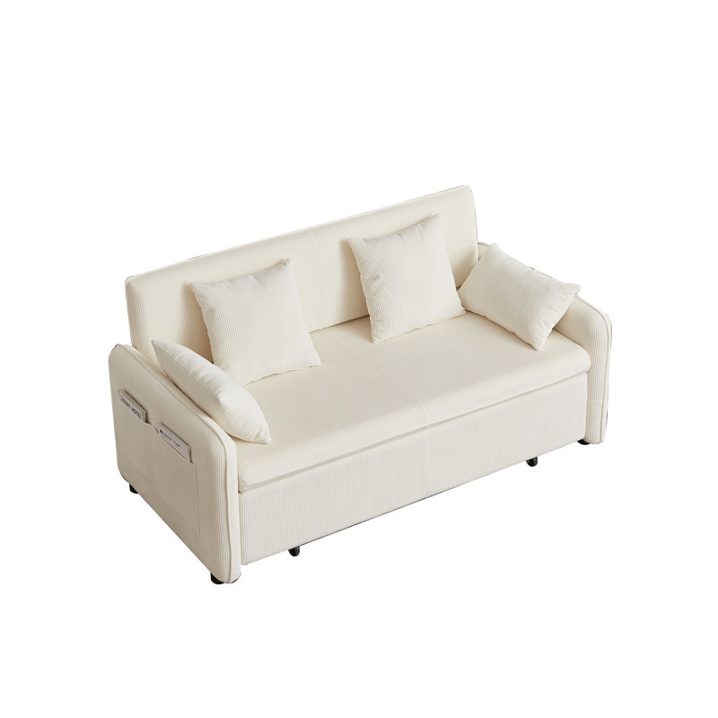 Canapé-lit 66 po, Beige