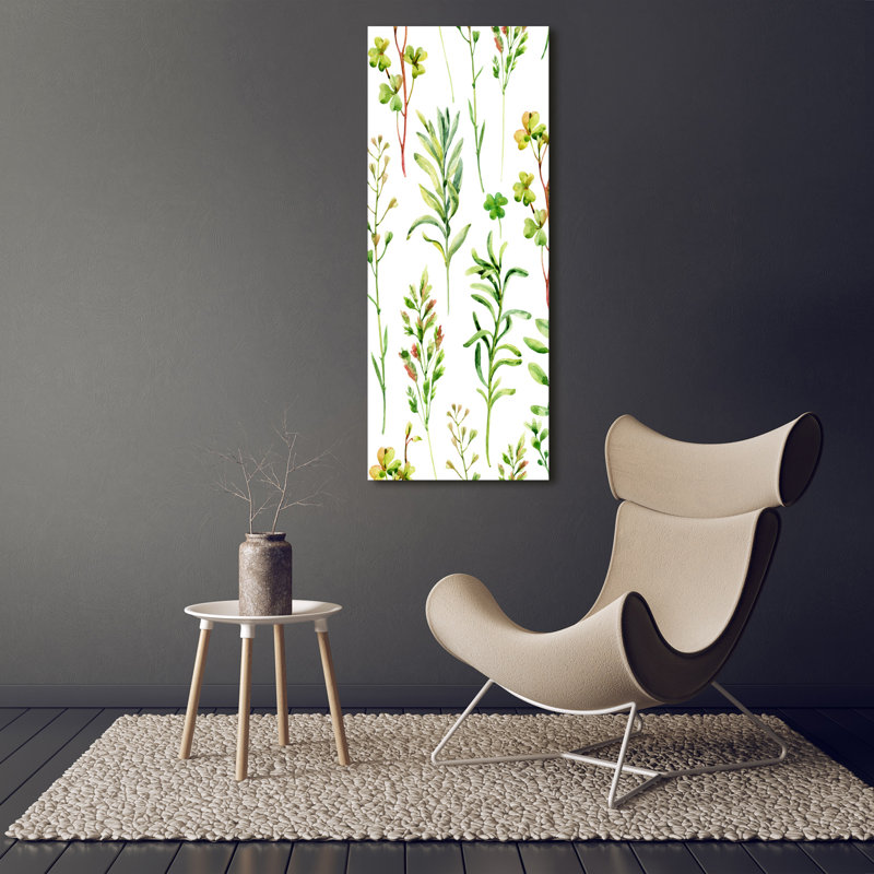 Weeds And Herbs - Wrapped Canvas Print