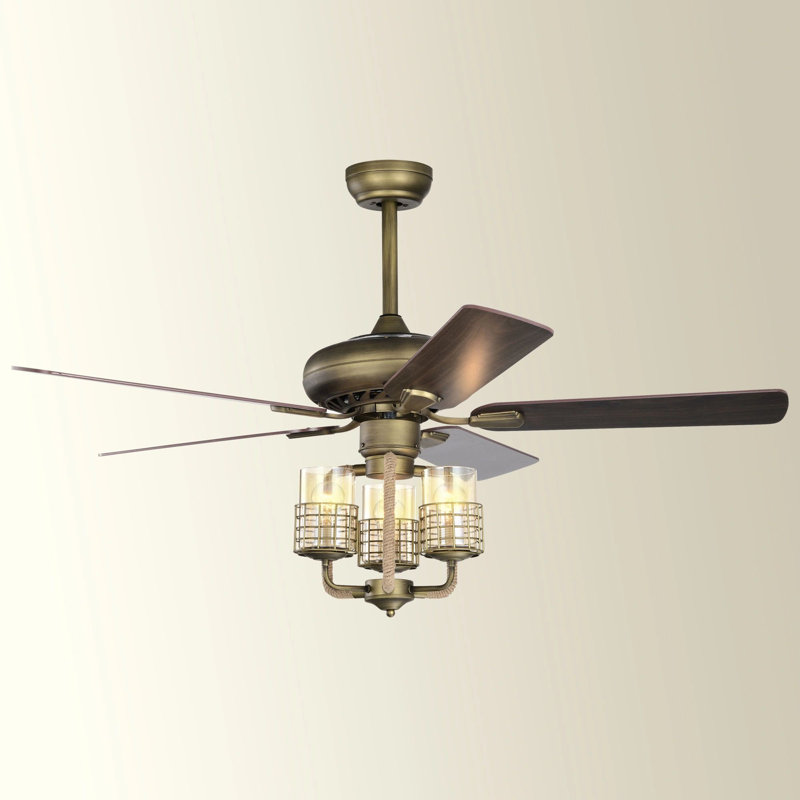 Inniston 52'' Ceiling Fan with LED Lights