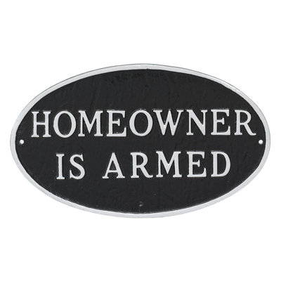 Weather Resistant Metal Garden Plaque