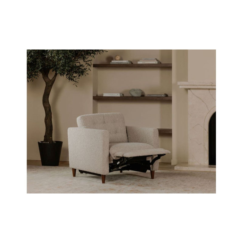 Bridgers Power Recliner Chair Warm Grey