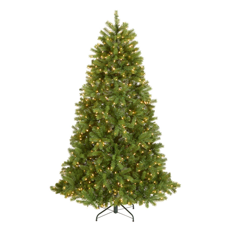 Downswept Douglas Fir Tree with Lights, Clear Light, 6.5'