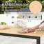 Rectangular 6 - Person Outdoor Table-1259674177