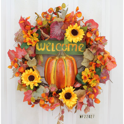 Handcrafted Faux Mixed Assortment Foam 24'' Wreath