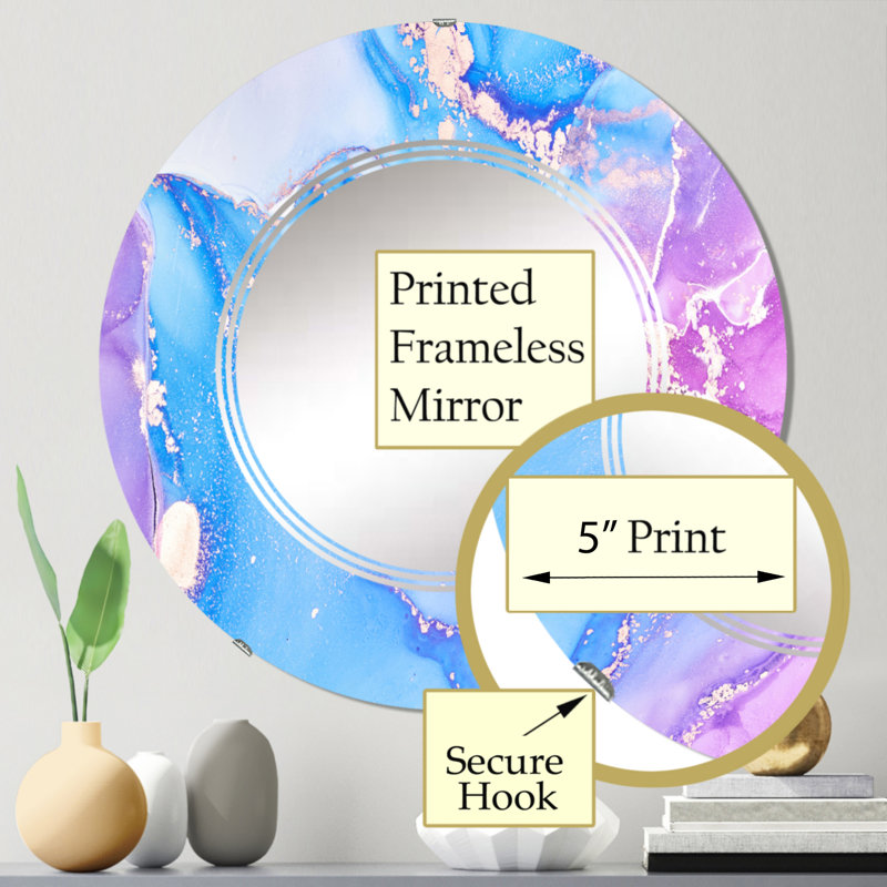 Miroir de salle de bain sans cadre, 24 po x 24 po