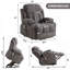 Fauteuil inclinable électrique Power Lift avec chaleur et massage Fauteuil inclinable électrique en tissu pour personnes âgées avec poche latérale, port de charge USB, télécommande pour le salon-621114264