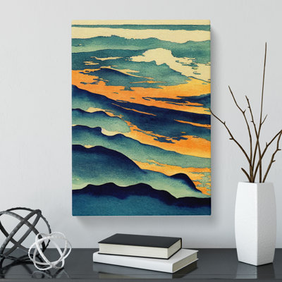 Watercolour Mountains Vol.4 - Wrapped Canvas